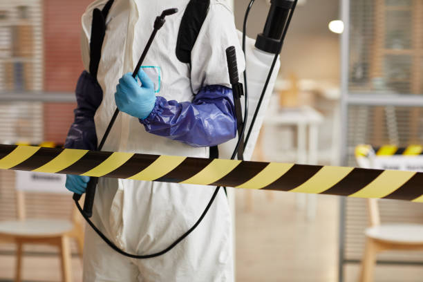 Professional Blood Cleanup technician working in Yettem, CA
